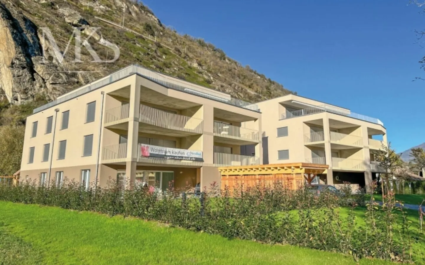 Ampio appartamento nuovo nel tranquillo Brigerbad - Foto 1 di 18