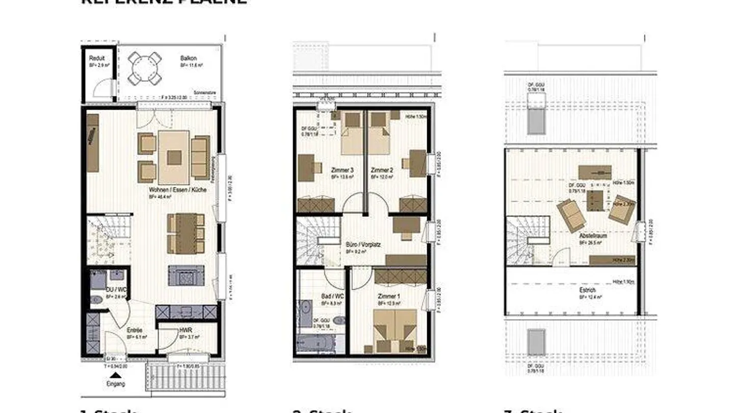APPARTAMENTO MAISONETTE 5½ STANZE A KONOLFINGEN (BE), ARREDATO, TEMPORANEO - Foto 10 di 10
