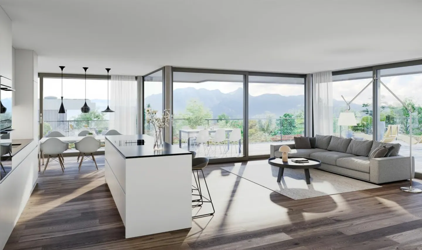 Dernière chance - Appartement en attique neuf au bord du lac de Thoune - Photo 1 sur 7