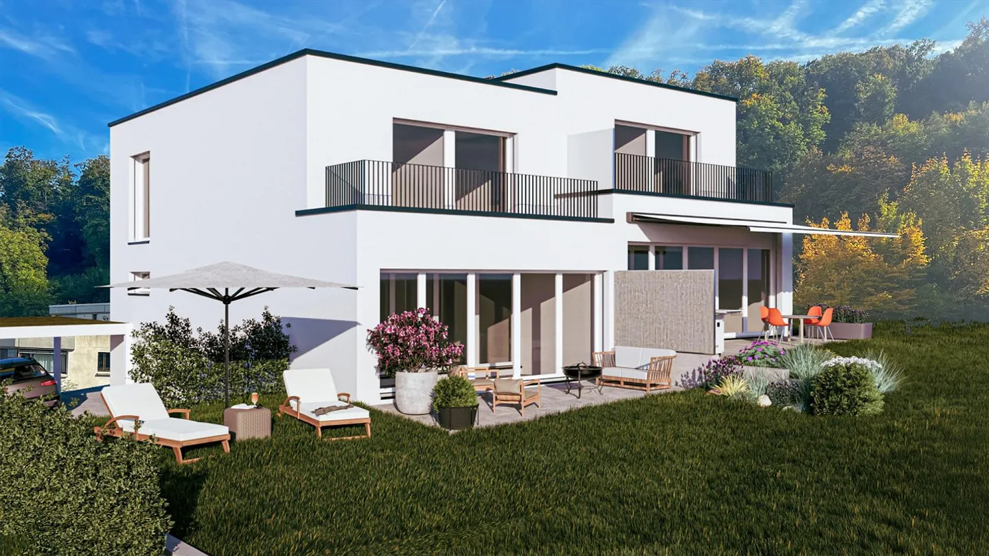 Sunny semi-detached family houses in elevated location with far-reaching views - Photo 11 of 18