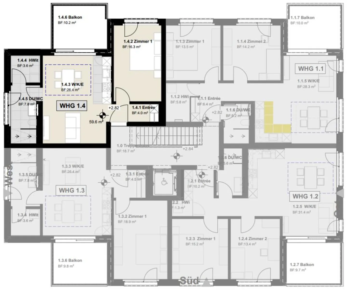 Modernes Apartment in Seenähe - Foto 2 von 2