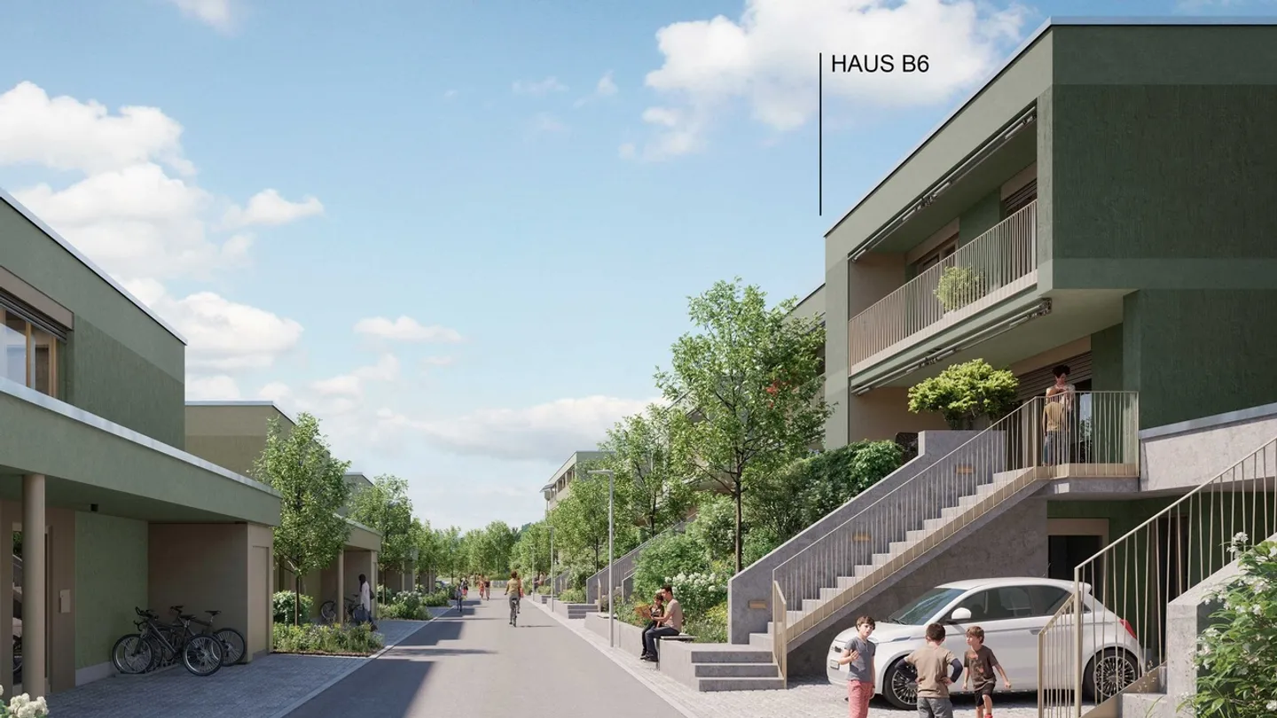 Nuovo progetto di costruzione Gemsacker: Casa bifamiliare di 5,5 stanze B8 - Foto 1 di 7