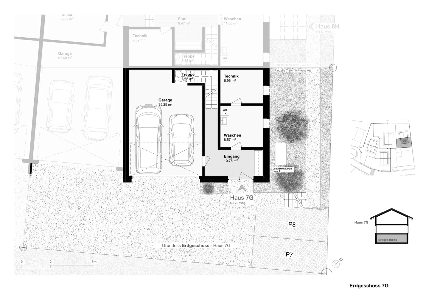 5.5-Zimmer-Doppeleinfamilienhaus als hochwertiger Erstwohnsitz (7G) in Davos Wiesen - Foto 3 von 6
