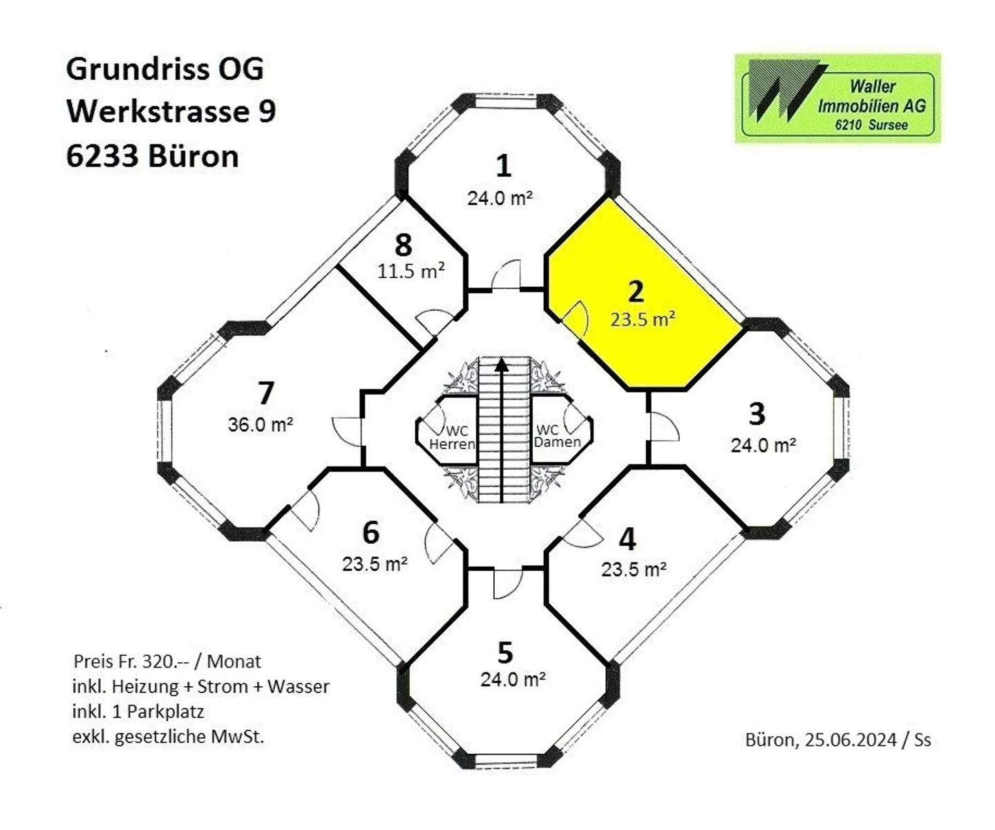 Büro- Praxis- oder Atelierraum Businesspark Surental - Foto 6 von 6