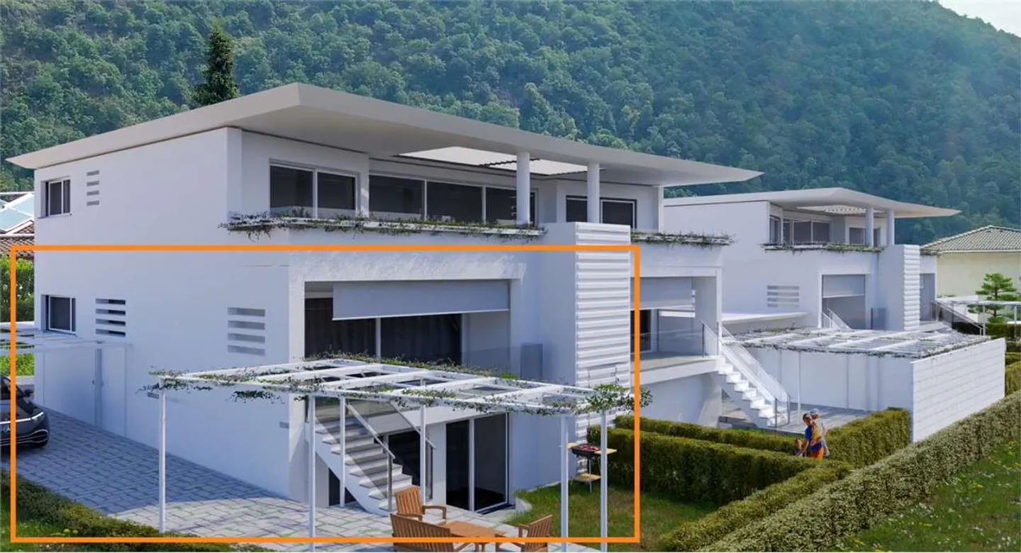 Losone: Appartamento 4.5 locali con giardino - Foto 1 di 11