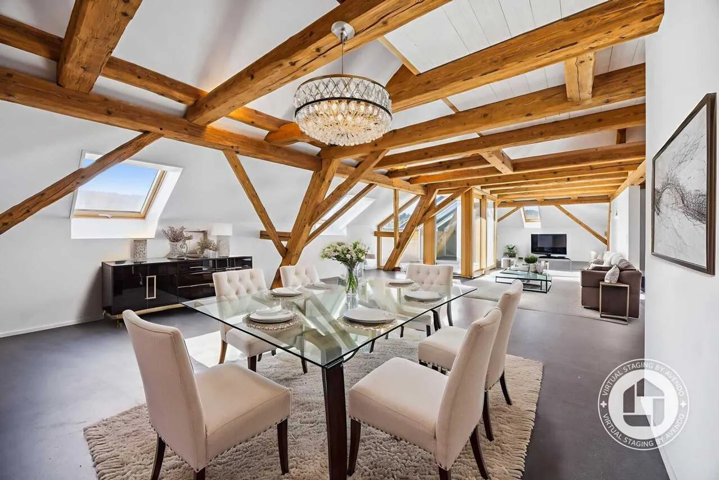Penthouse exclusif de 5,5 pièces avec charme - Photo 3 sur 13