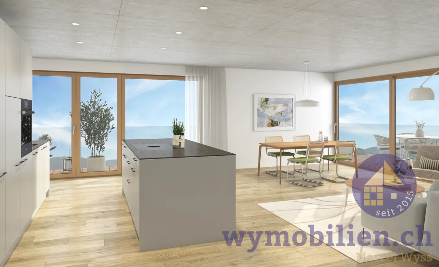 Appartamento 3.5 locali al piano superiore Est con 133.5m² di superficie utile (1090-05) - Foto 7 di 8