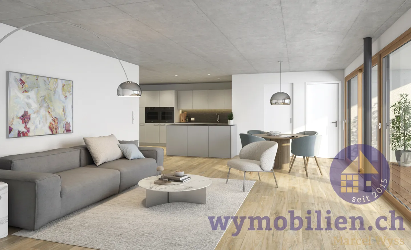 Appartamento 3.5 locali al piano superiore Est con 133.5m² di superficie utile (1090-05) - Foto 8 di 8