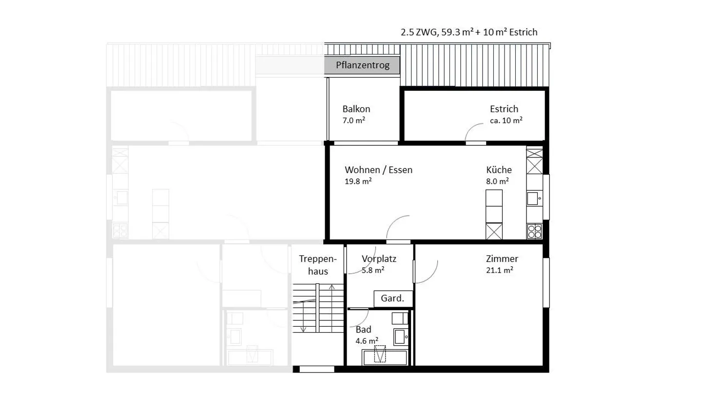 Appartamenti mansardati ristrutturati vicino alla stazione centrale - Foto 10 di 10