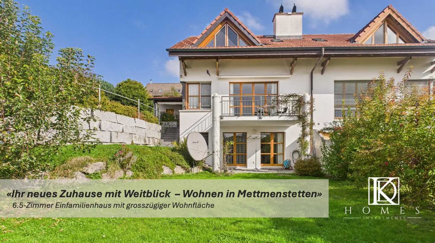 Casa unifamiliare di 6,5 stanze in una posizione da sogno - Mettmenstetten - Foto 1 di 18