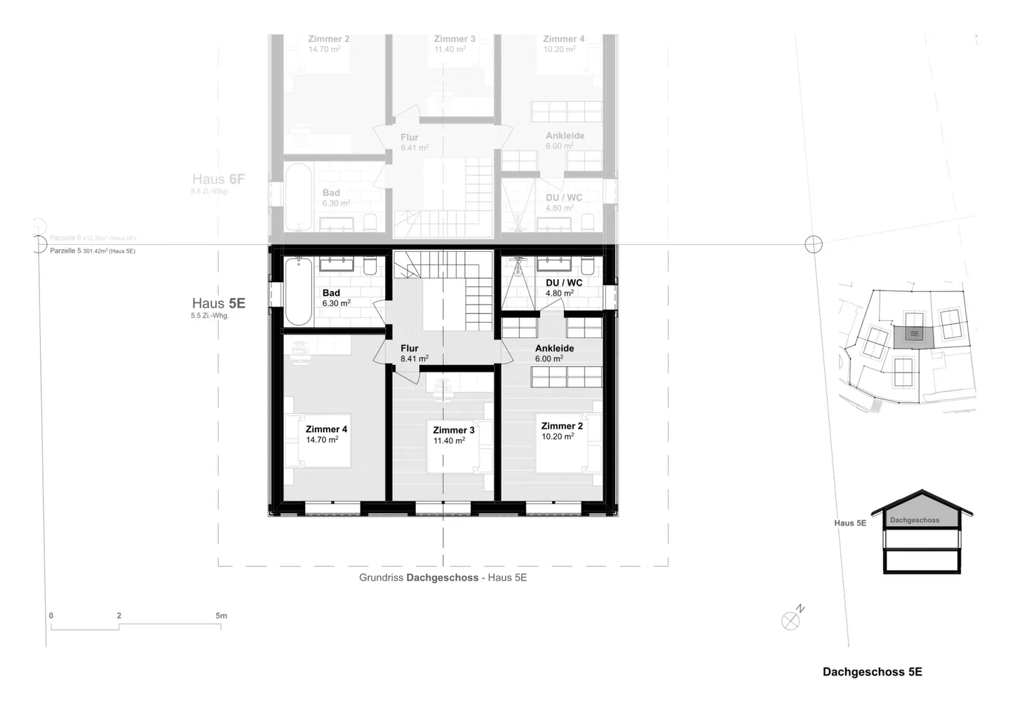 Casa unifamiliare di 5,5 stanze come residenza principale di alta qualità a Davos Wiesen - Foto 6 di 7