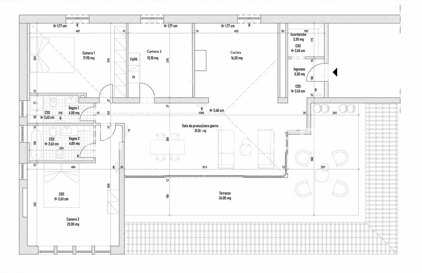 Elegante Penthouse zu vermieten in Lugano - Foto 20 von 20
