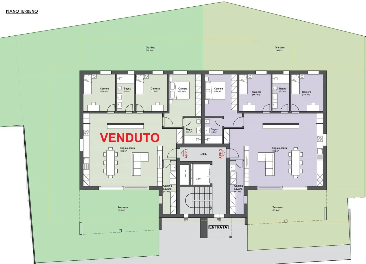 MODERNES WOHNUNG MIT PRIVATEM GARTEN - Foto 9 von 9