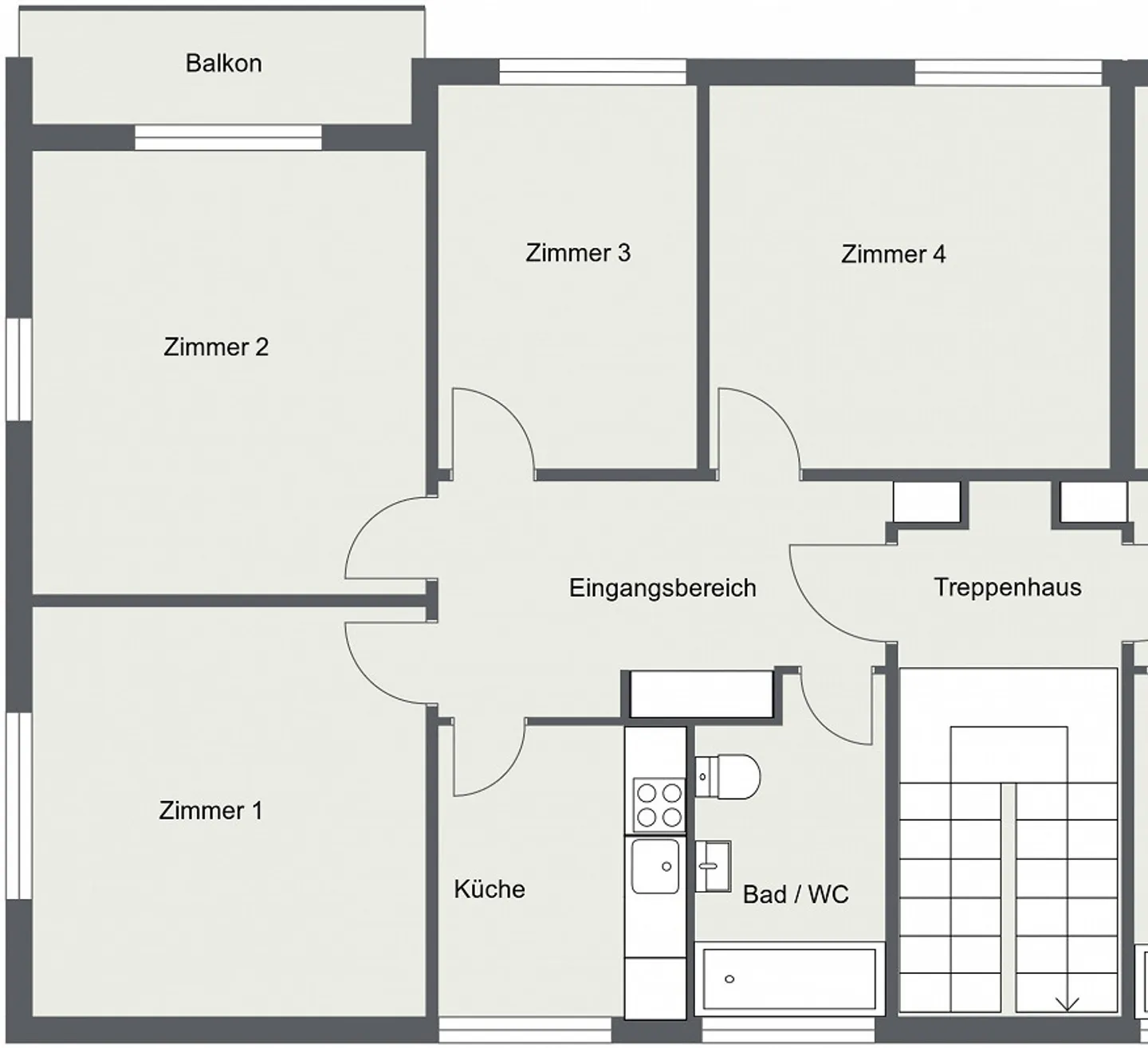 Renovated 4.5 Room Apartment with Great View - Photo 9 of 9