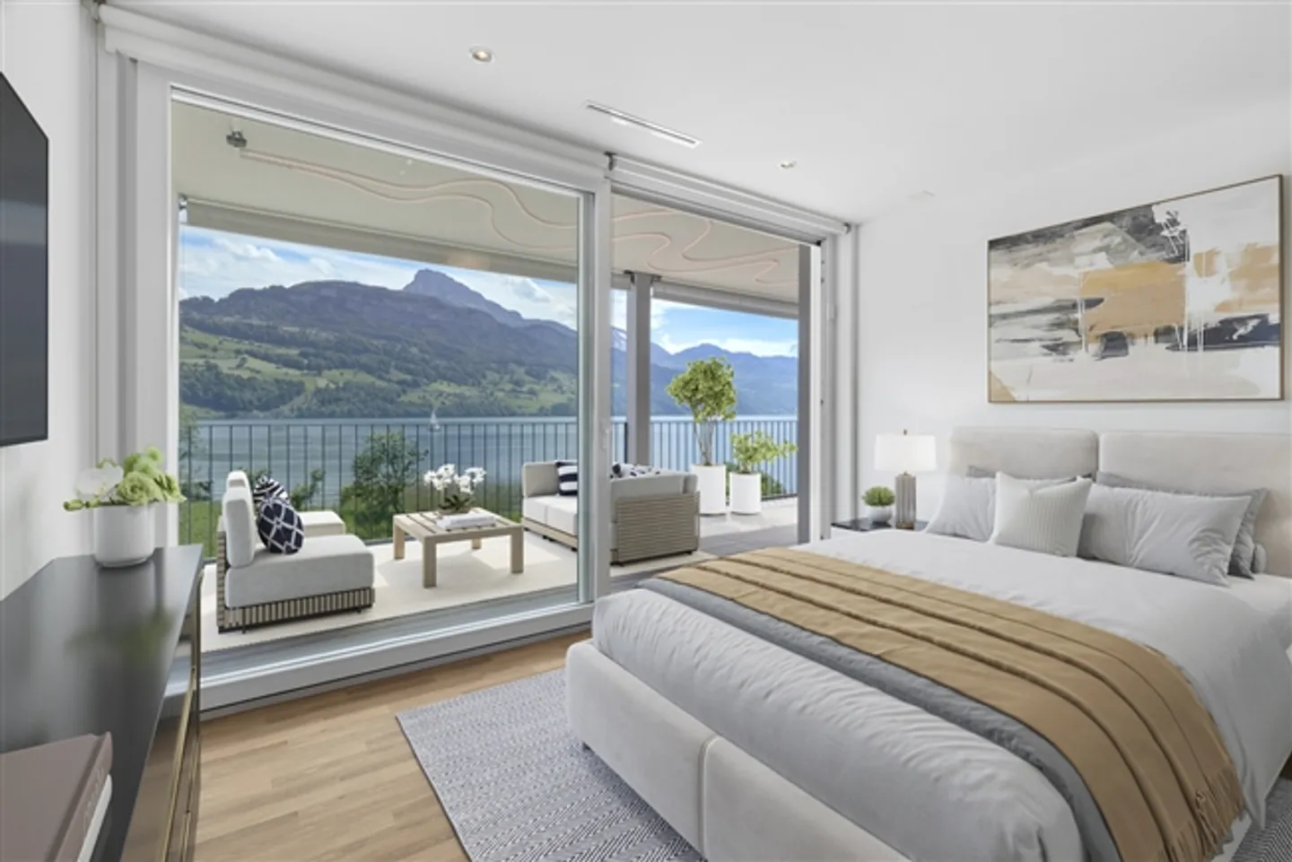 Exclusive 4-room maisonette apartment with "lake access" in Brunnen - Photo 3 of 4