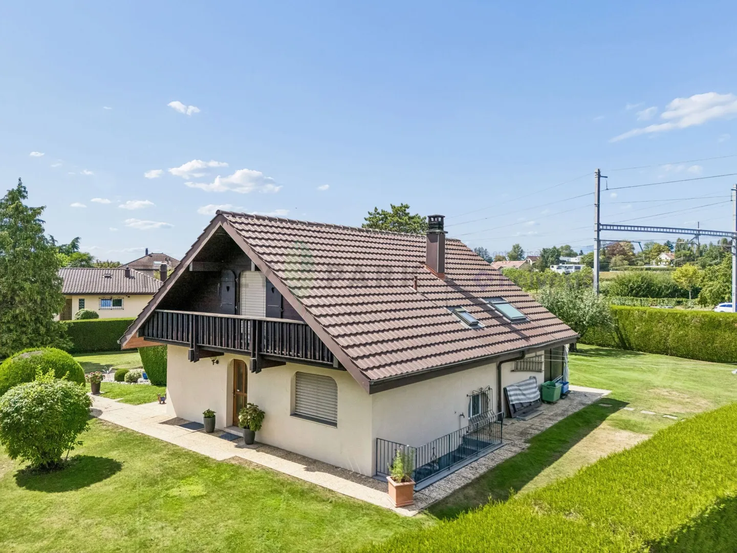 Exklusiv: Charmantes Einfamilienhaus in Founex mit großem Grundstück und großem Potenzial - Foto 7 von 13