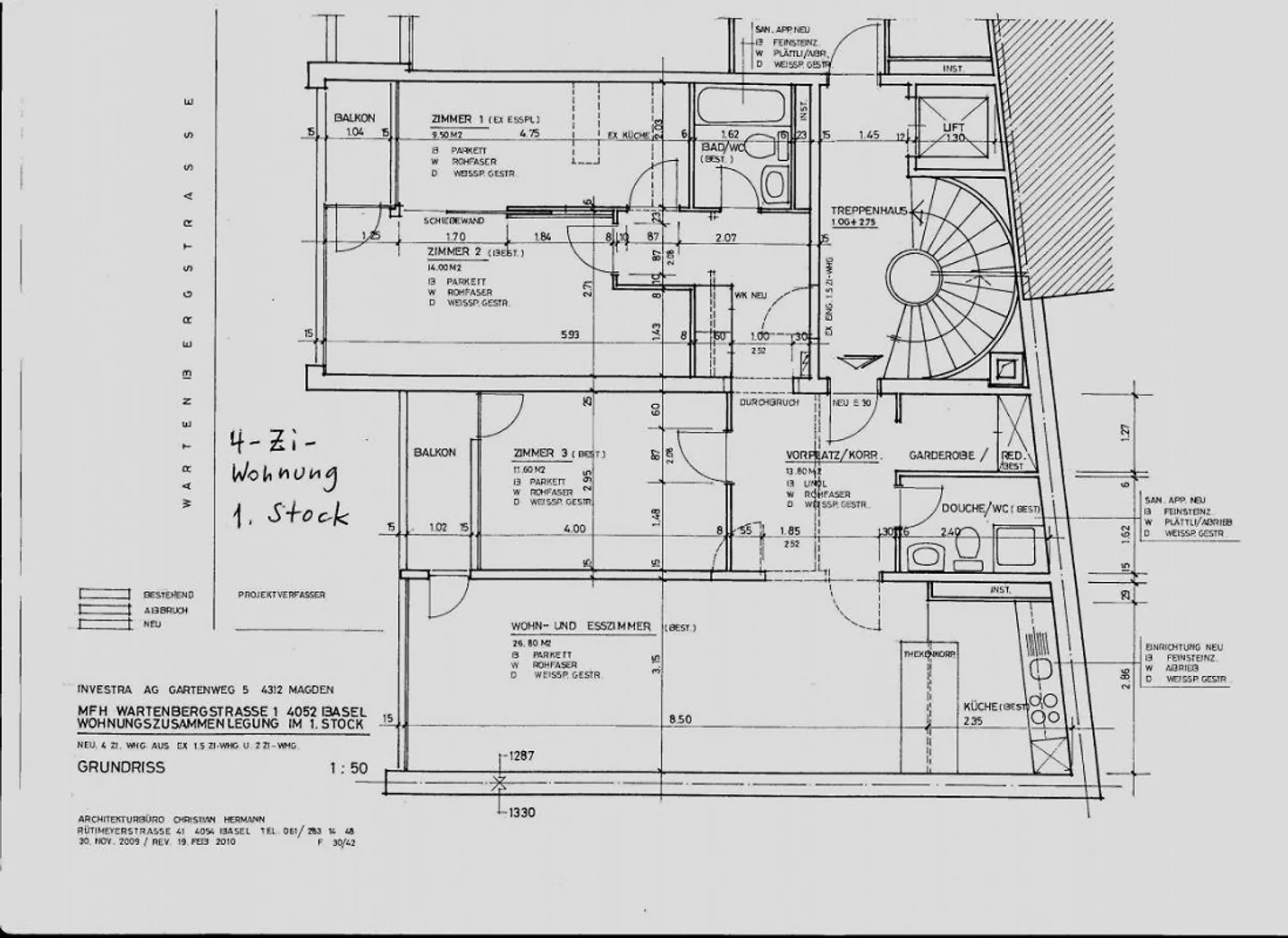 Bright, central 4-room apartment with elevator near public transport - Photo 7 of 8