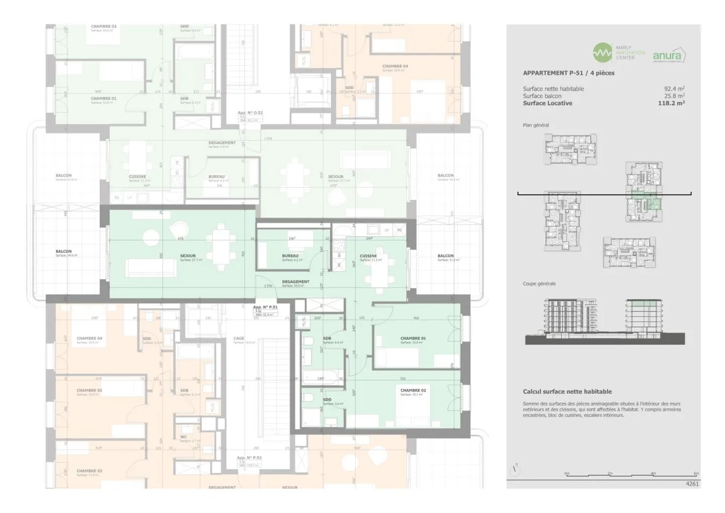 Prairie 4 - 3.5 Room Penthouse - Photo 6 of 9