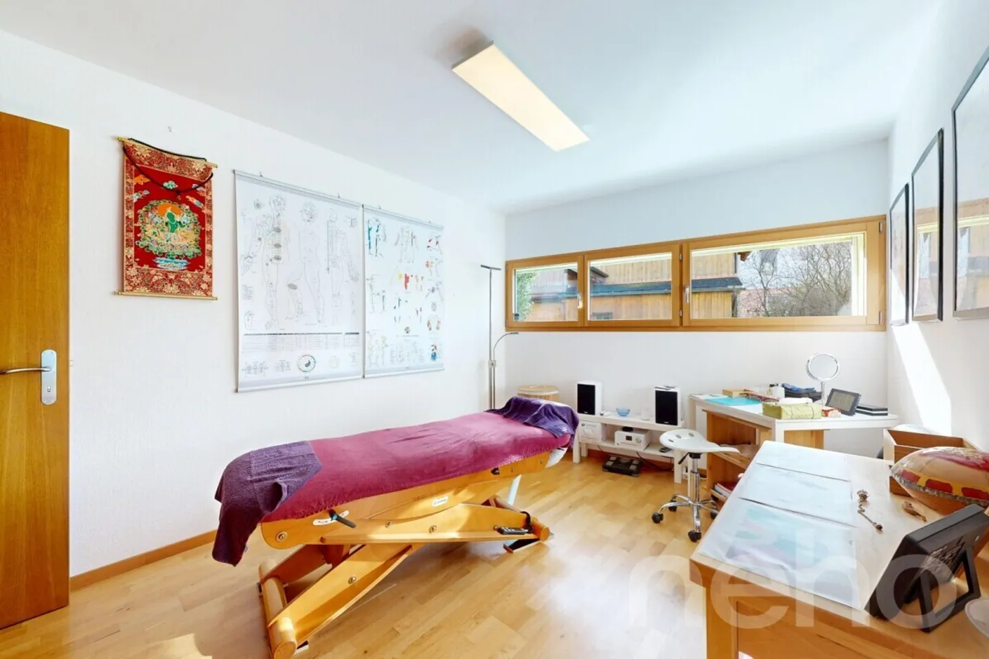 Zeitgenössische Villa mit Blick auf die Dents du Midi und einzigartigem Potenzial - Foto 11 von 12