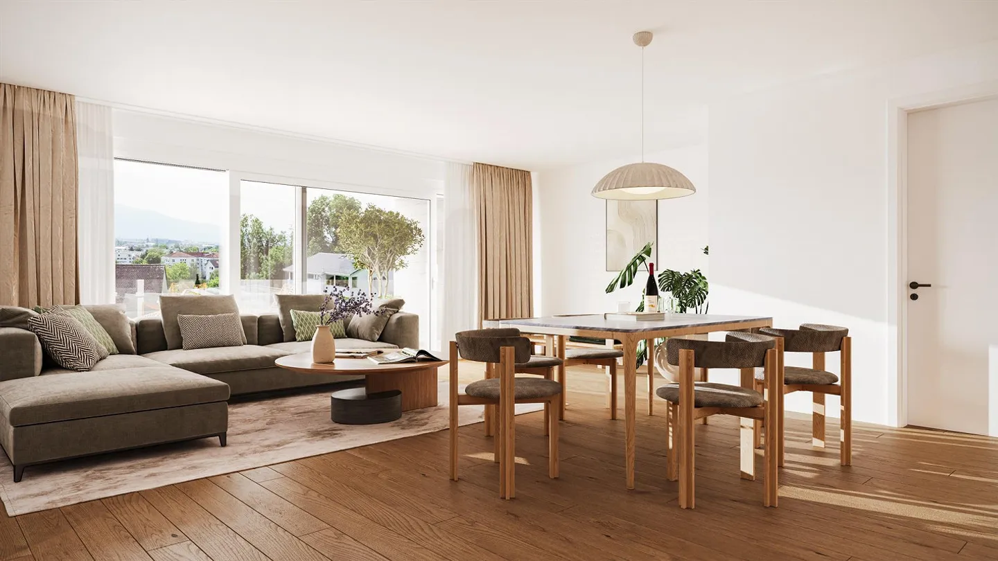 3.5 Zimmer Wohnung - Foto 4 von 4