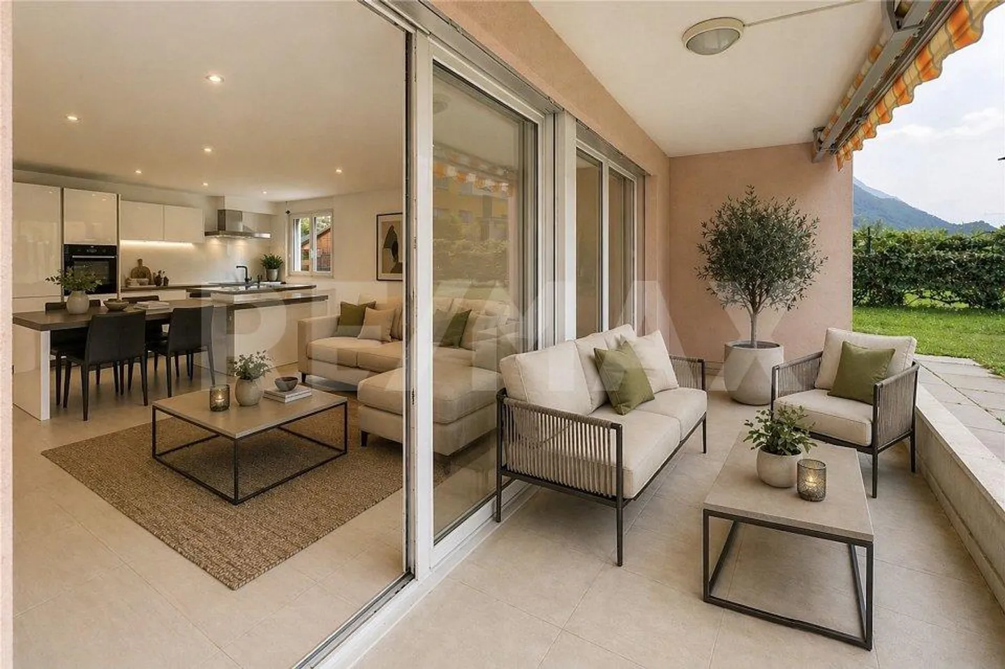 Modernes 3,5-Zimmer-Apartment mit Garten in der Nähe von Geschäften - Foto 4 von 13