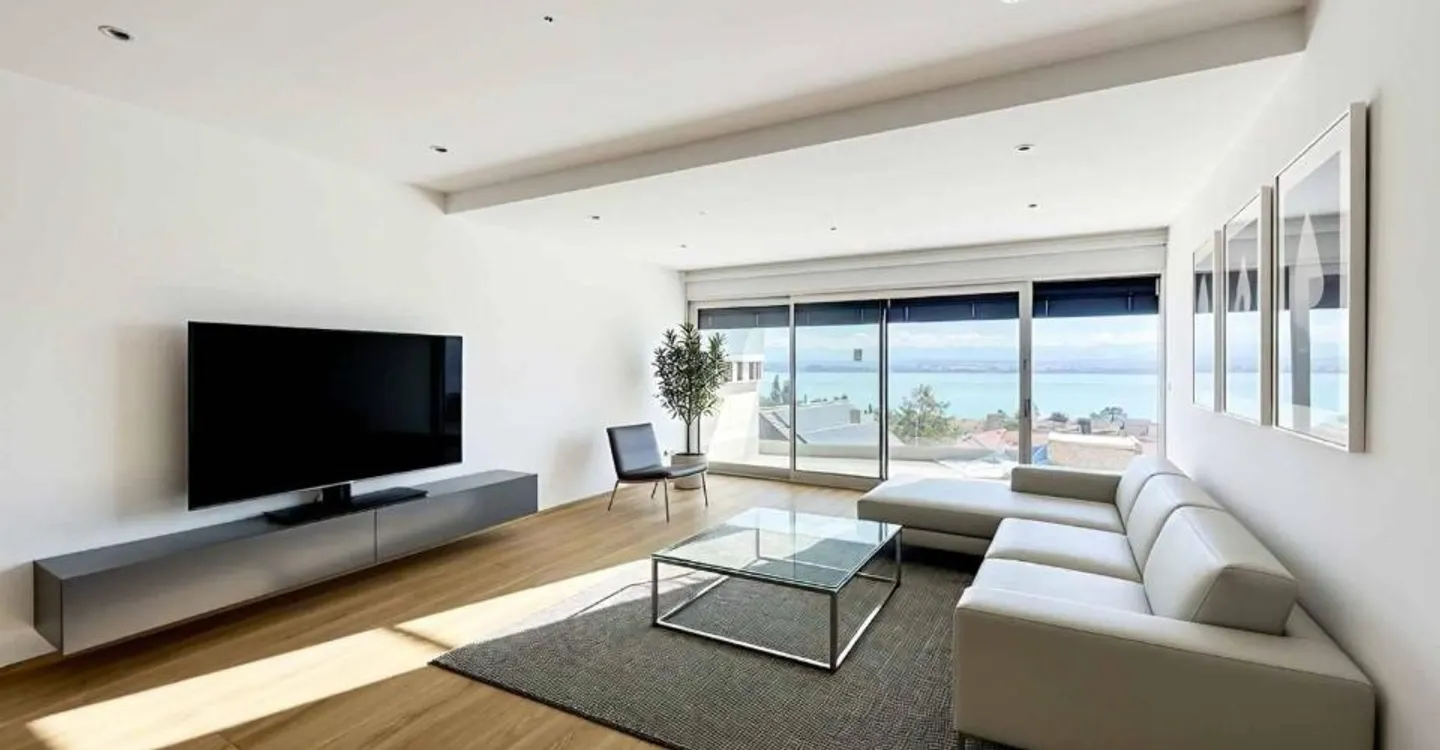 Appartement neuf de 3,5 pièces avec terrasse et vue panoramique - Photo 3 of 12