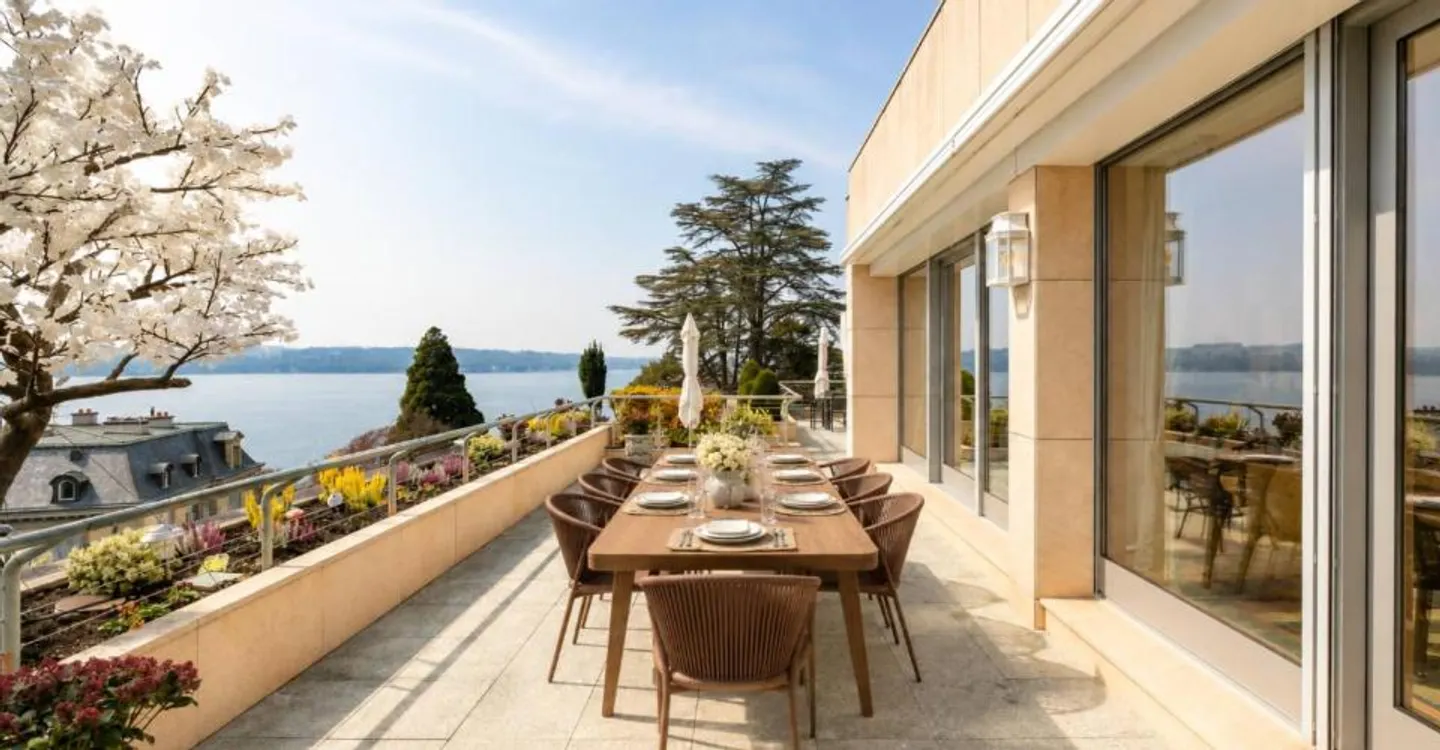 Magnificent apartment with terrace overlooking the lake - Photo 1 of 10