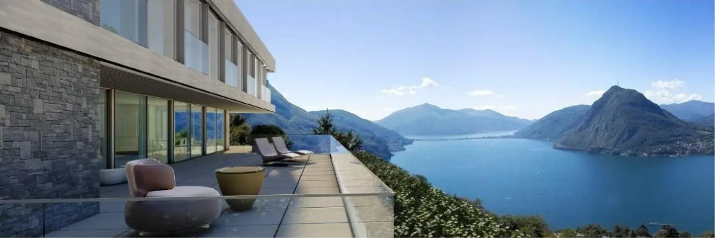 Esclusivo appartamento duplex di 6.5 locali con piscina interna privata ad Aldesago - Foto 3 di 8