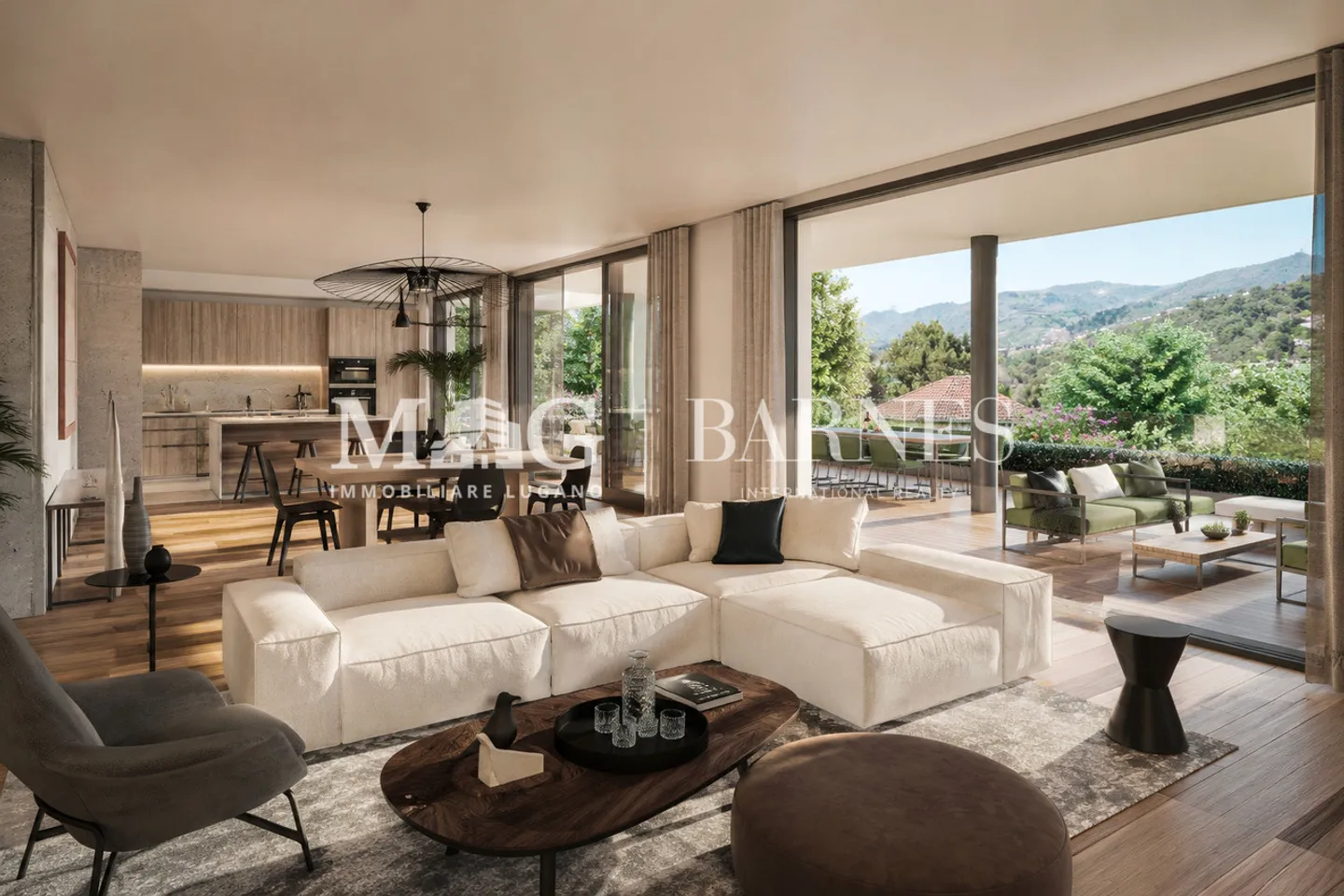 Collina d’Oro: New construction penthouse with panoramic terrace - Photo 3 of 10
