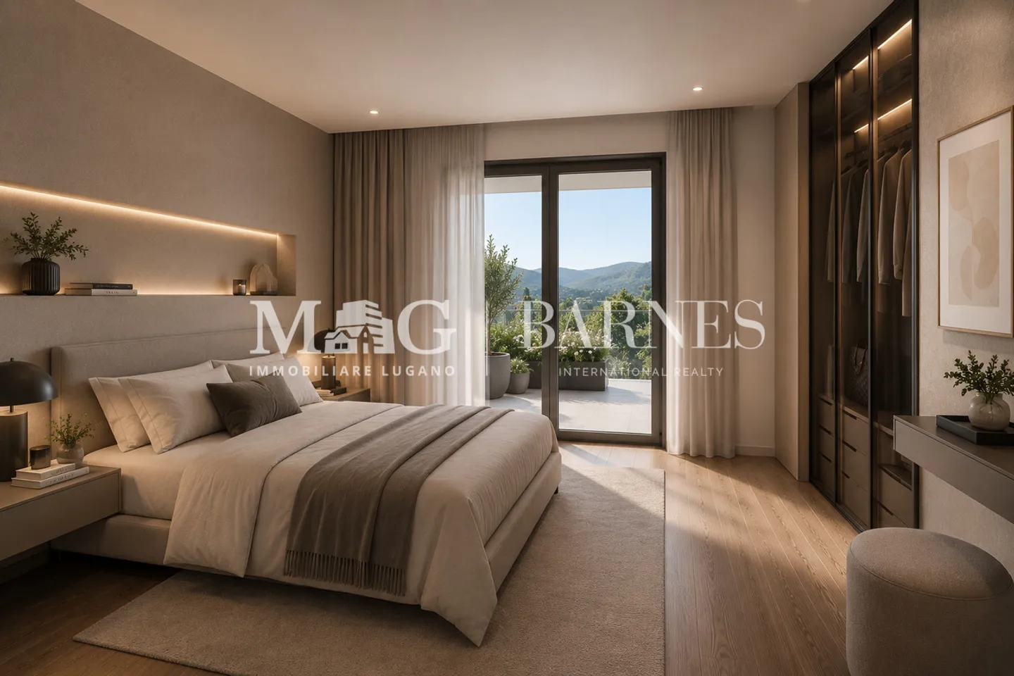 Collina d’Oro: New construction penthouse with panoramic terrace - Photo 6 of 10