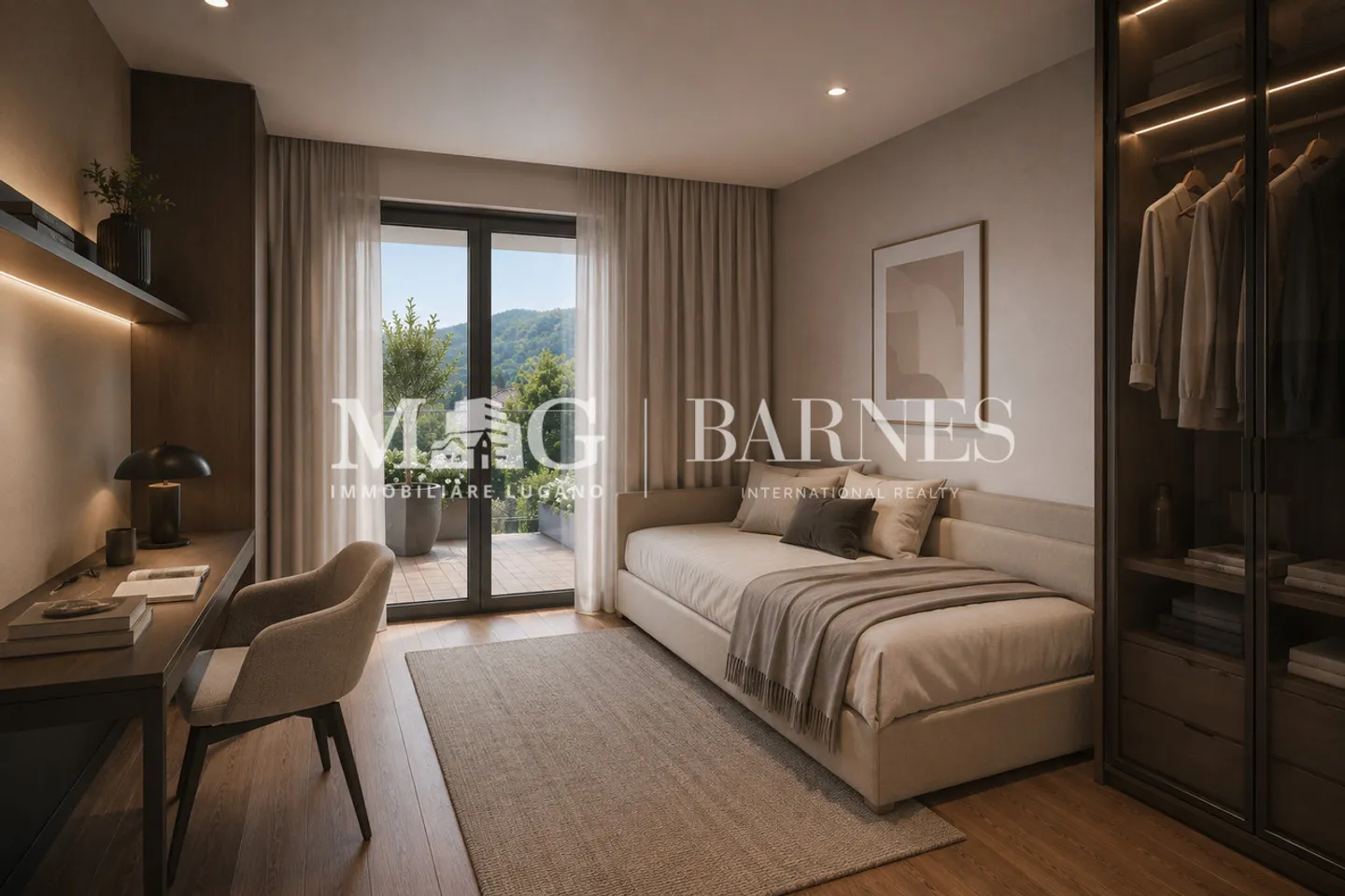 Collina d’Oro: New construction penthouse with panoramic terrace - Photo 8 of 10
