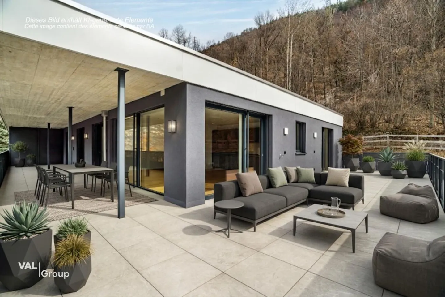 Moderne Attikawohnung in Visp - Foto 13 von 13