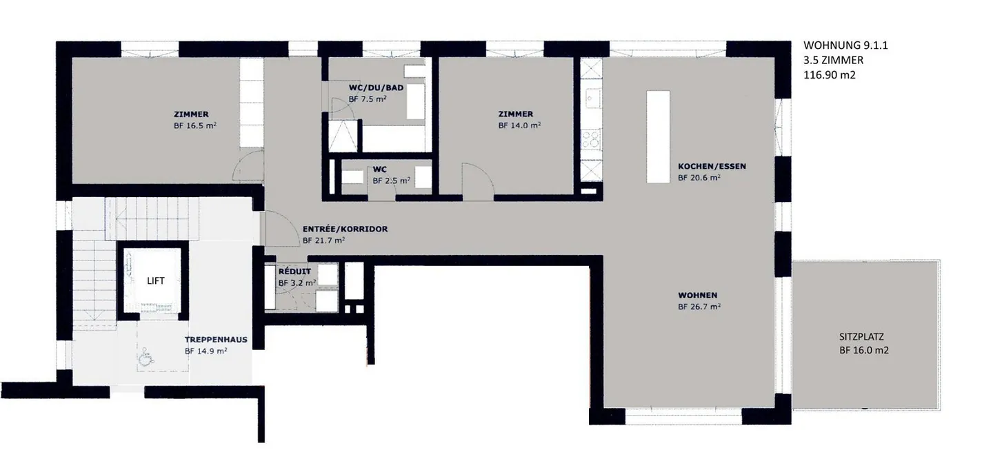 Moderne Wohnung in Herblingen - Foto 2 von 9