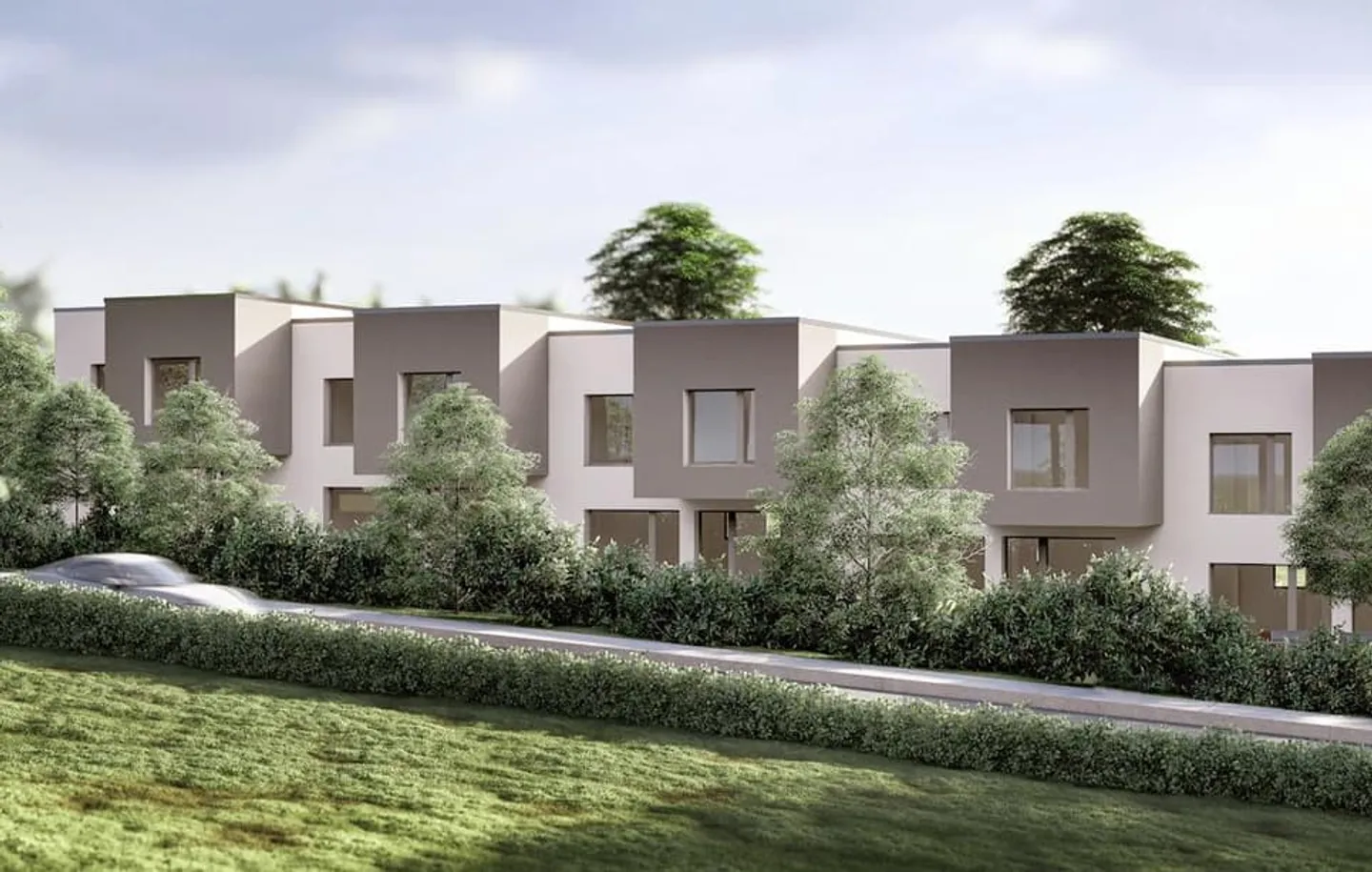 Stupenda villa a schiera moderna di 5,5 stanze a La Tour-de-Trême - Foto 1 di 5