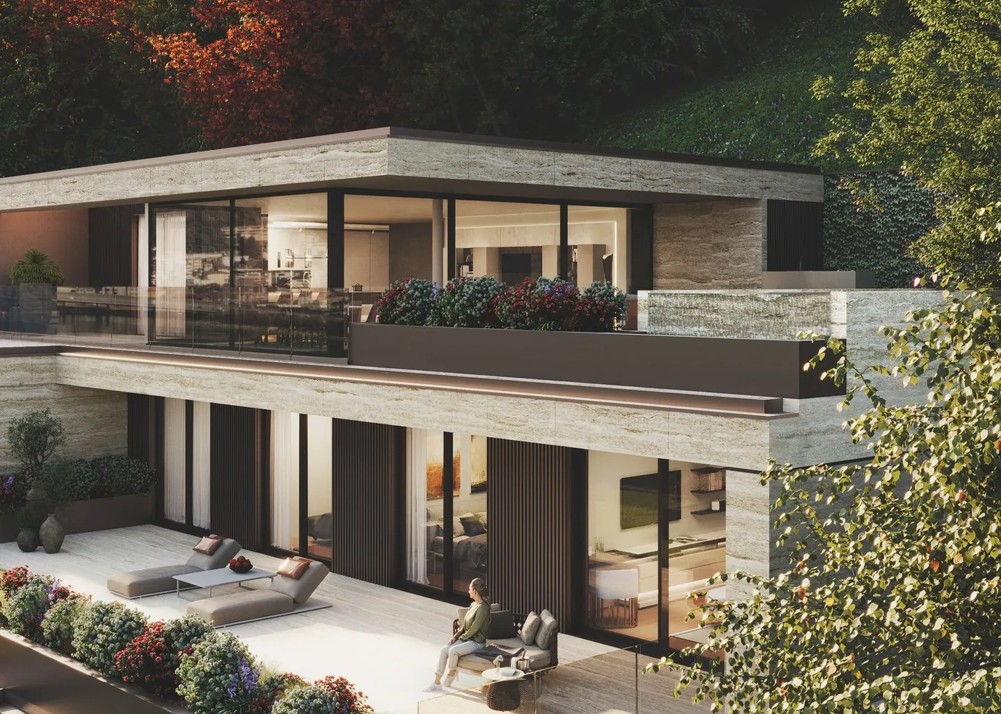 Attic-Duplex 5.5 Rooms with Infinity Pool – Residenz Foresta, Lugano - Photo 14 of 16