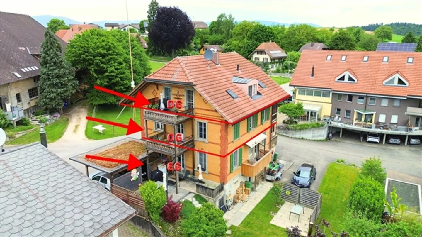 Maison multifamiliale avec un rendement de 4,8 % - bien entretenue, solide et centrale à Grasswil BE - Photo 17 sur 17