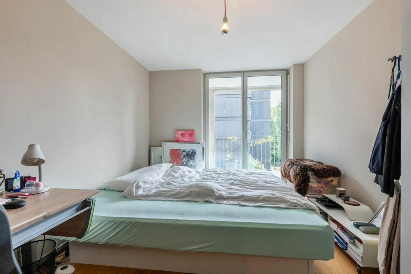 Sentiment de loft urbain dans le quartier de la Spinnerei avec vue sur la Reuss - Photo 14 sur 19