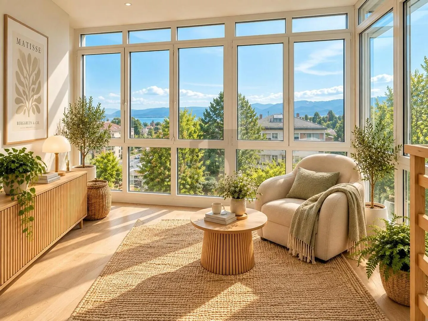 Helles Apartment mit Seeblick - Foto 1 von 6