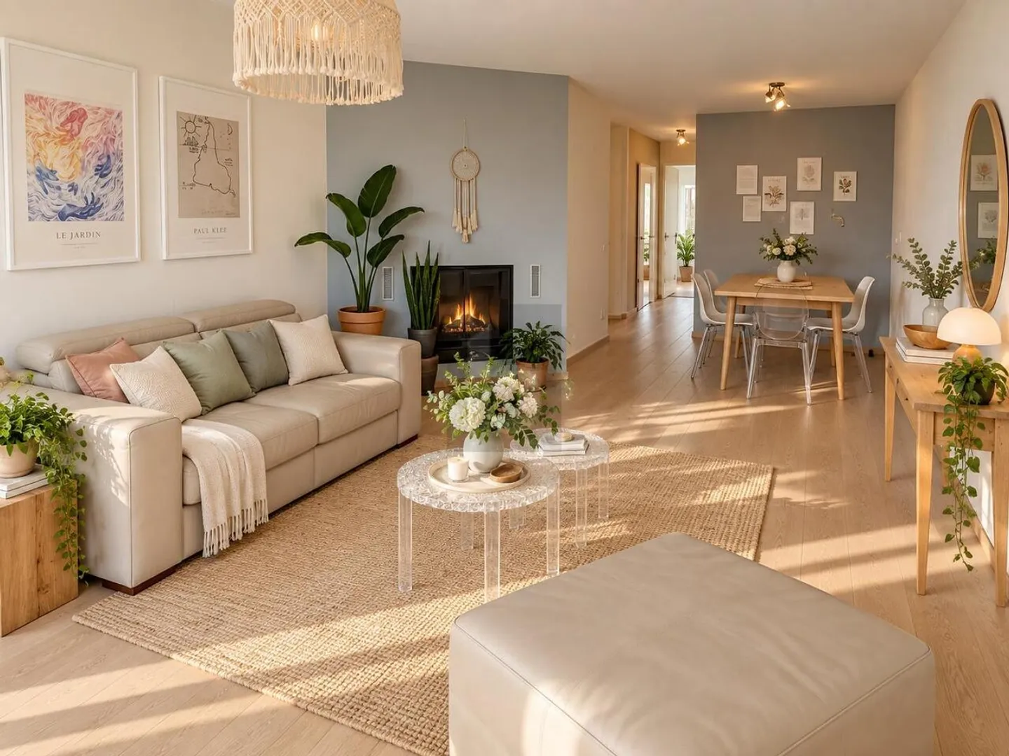 Helles Apartment mit Seeblick - Foto 3 von 6