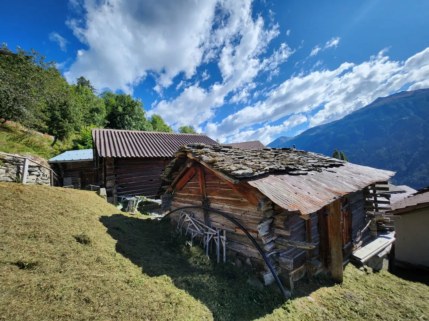 Granges adjacentes à rénover, St-Martin, Val d'Hérens - Photo 7 sur 7