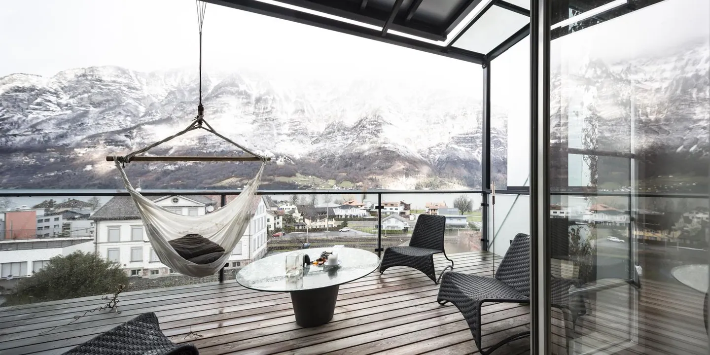 Loft-Apartment avec vue sur le lac et la montagne - Photo 6 sur 8