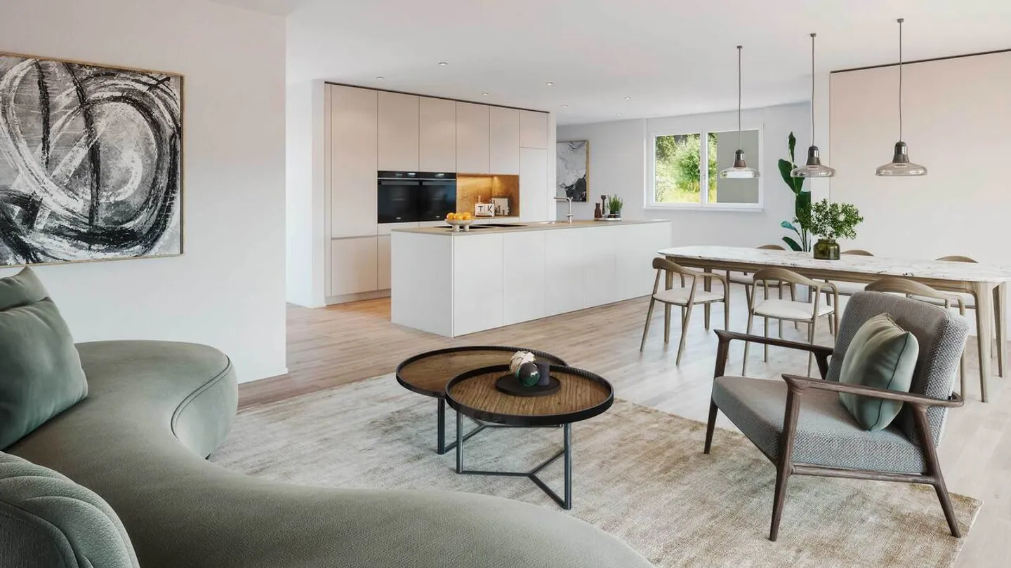 Nuovo progetto di costruzione Gemsacker: Casa bifamiliare di 5,5 stanze B8 - Foto 4 di 8