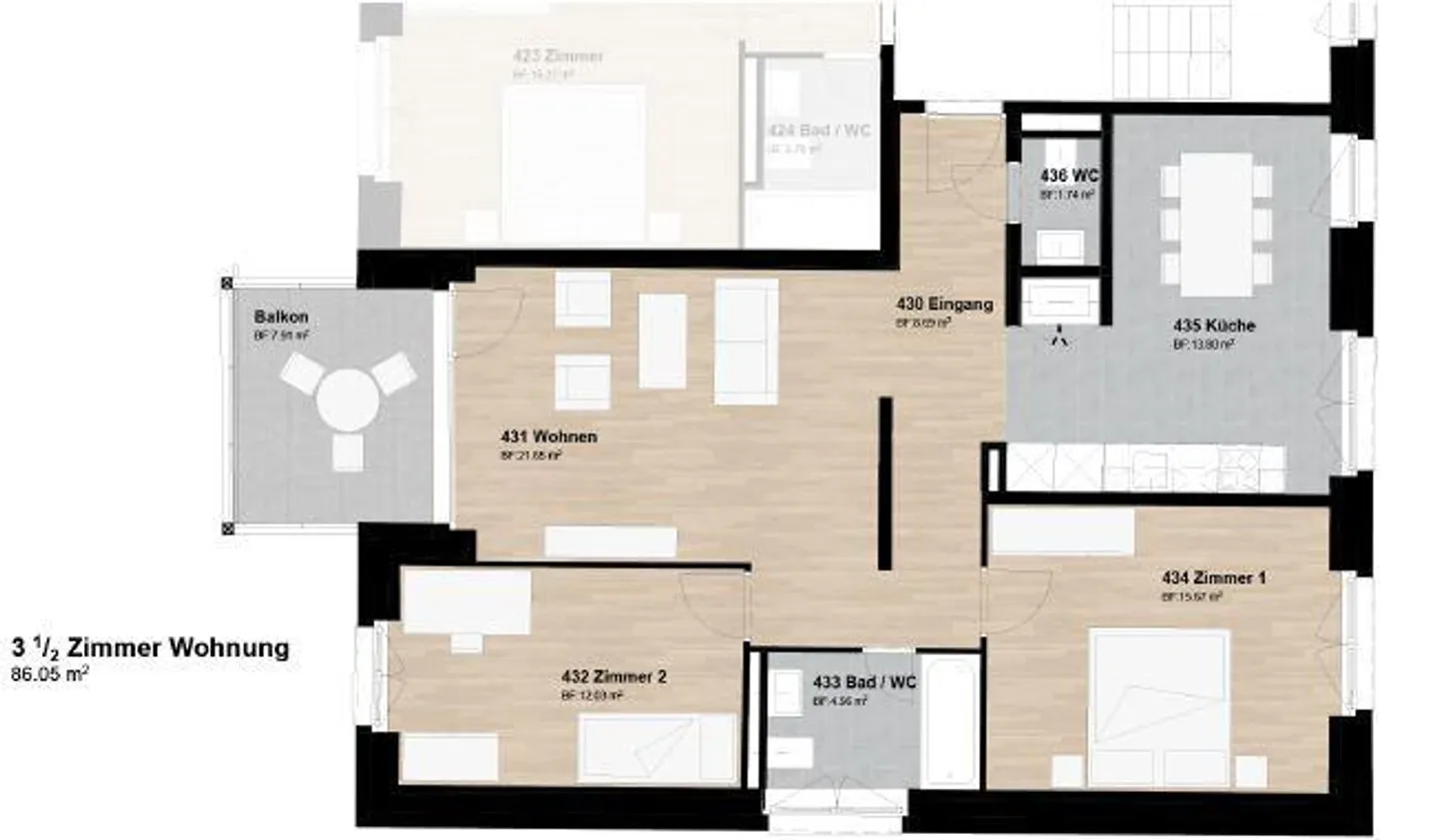 Appartement spacieux au cœur de Root - Photo 9 sur 10