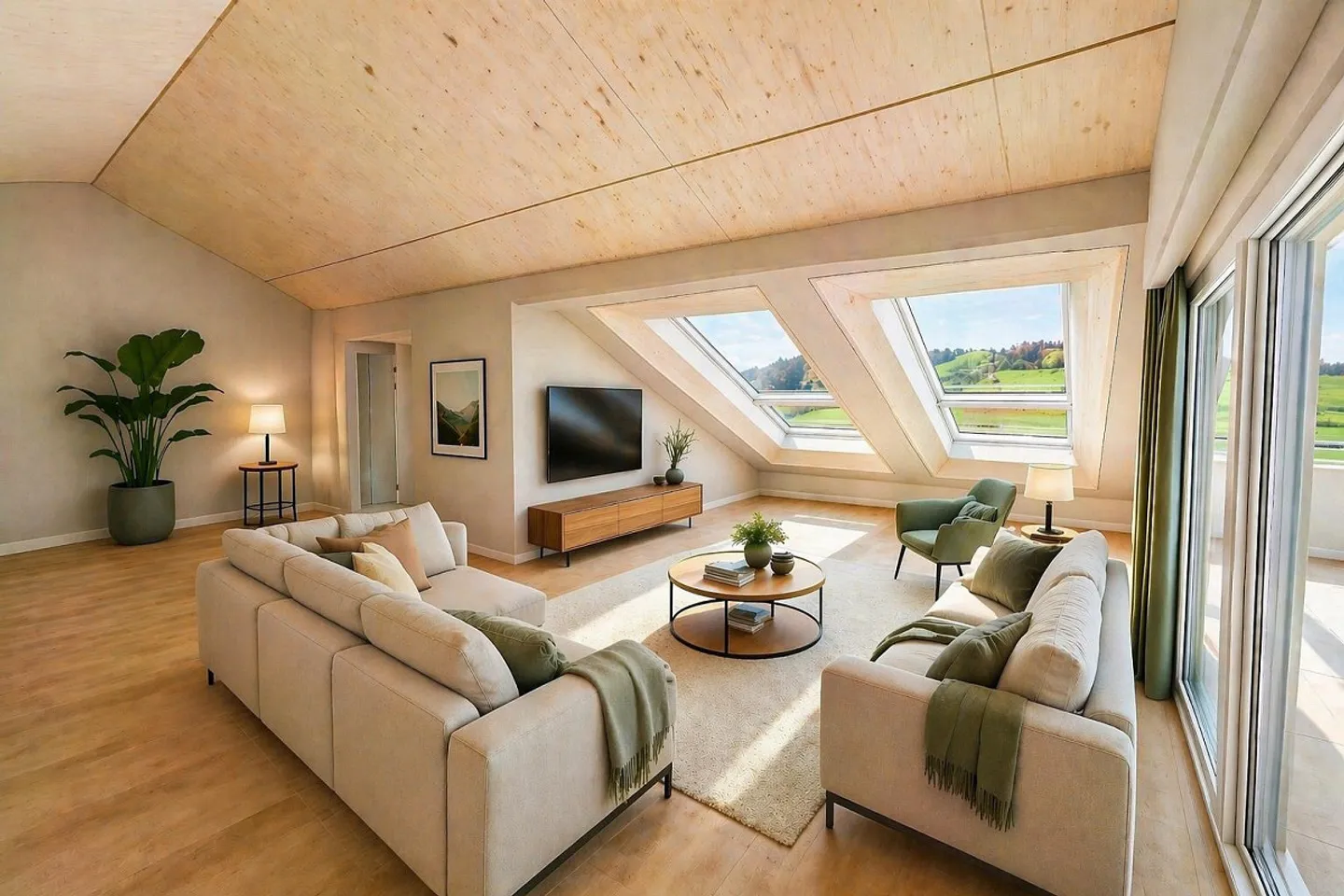 Nuovo - Prima occupazione di nuovi grandi appartamenti attici, grande balcone - Foto 2 di 8