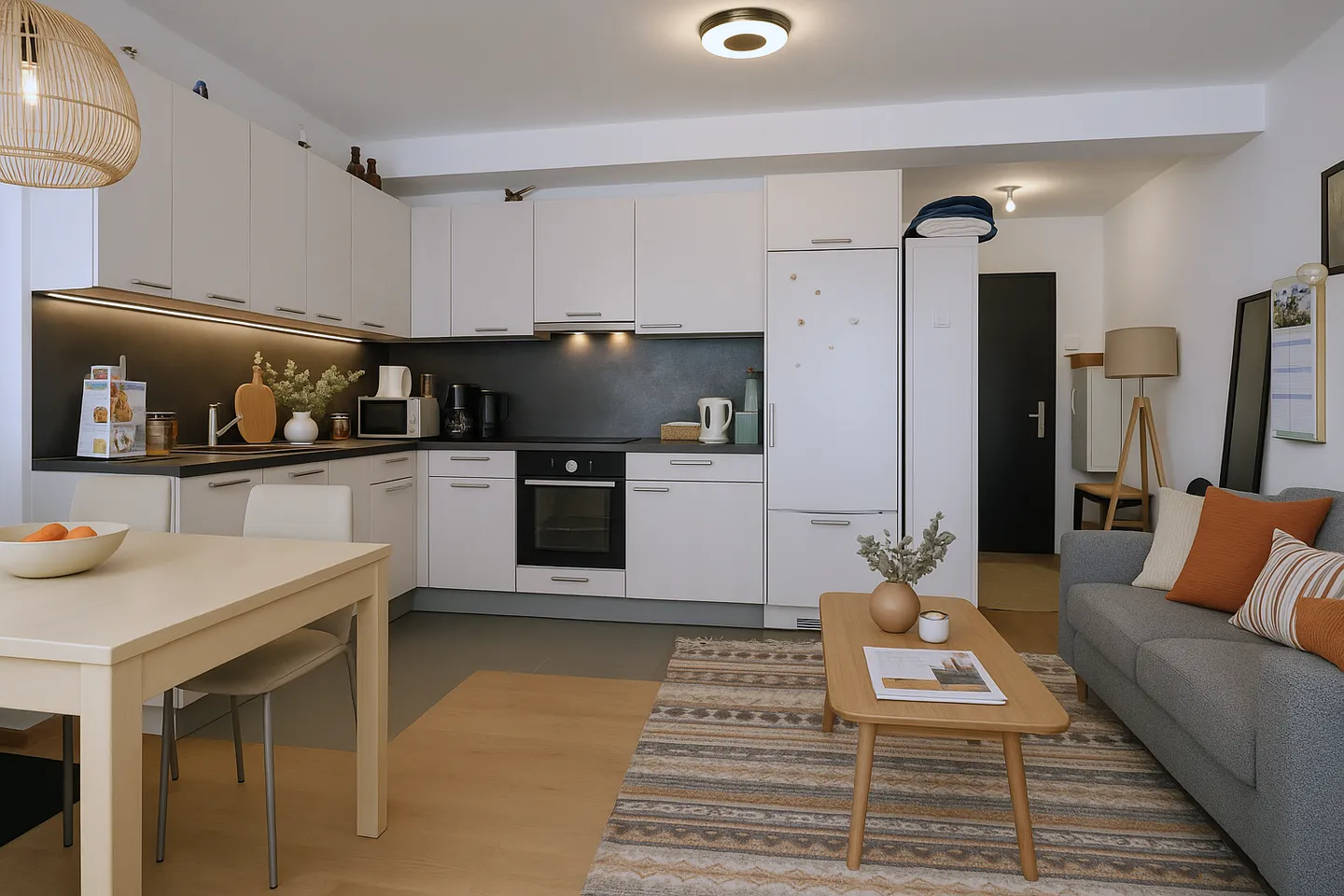 Möblierte Wohnung mieten - Foto 3 von 4