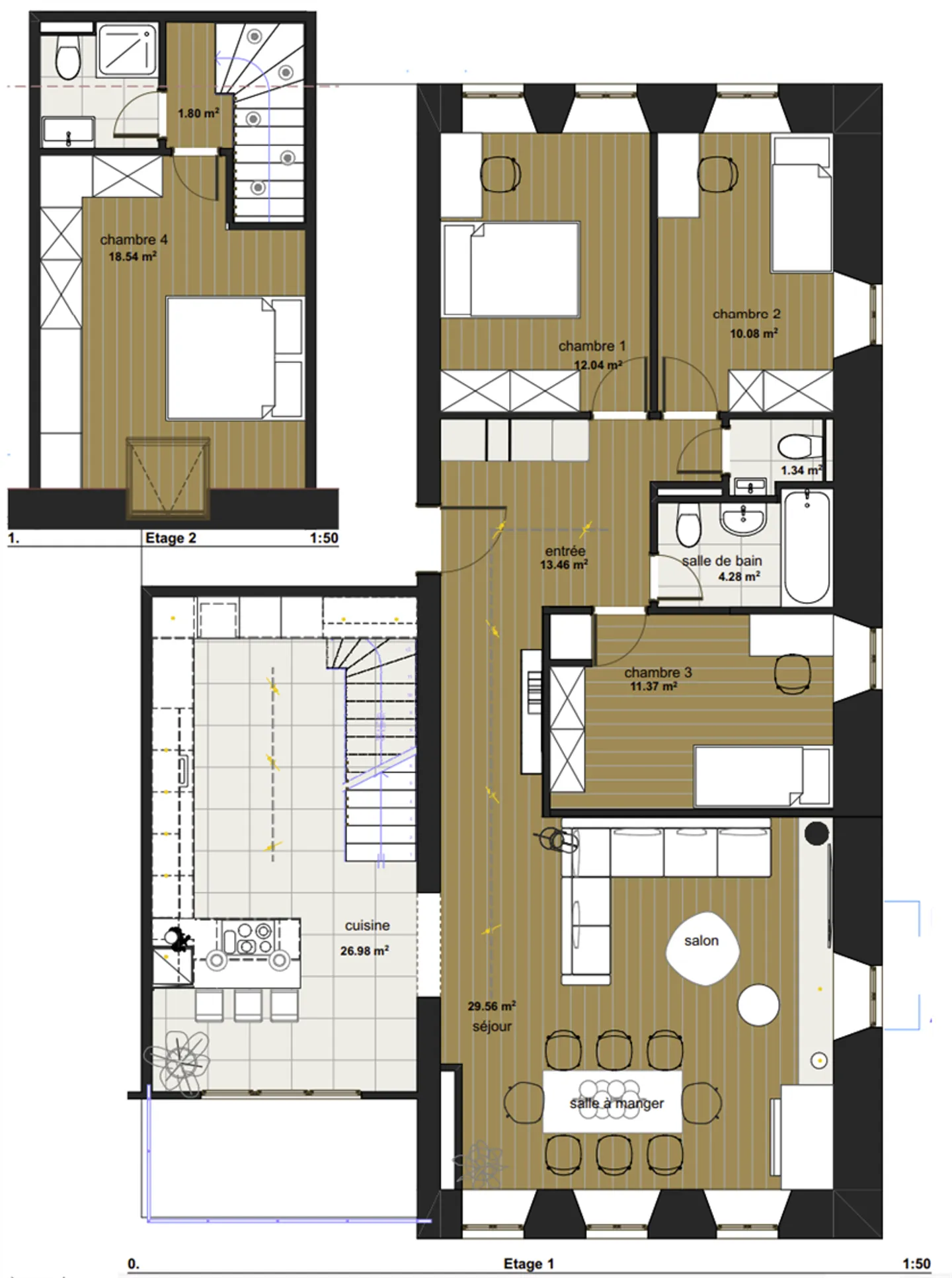 Duplex 6.5 rooms - Photo 9 of 15