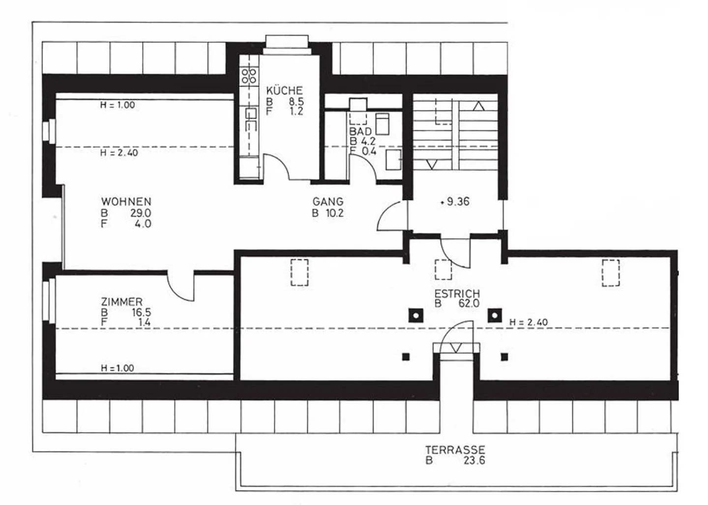 Ampio appartamento di 2,5 stanze con vista - Foto 9 di 9