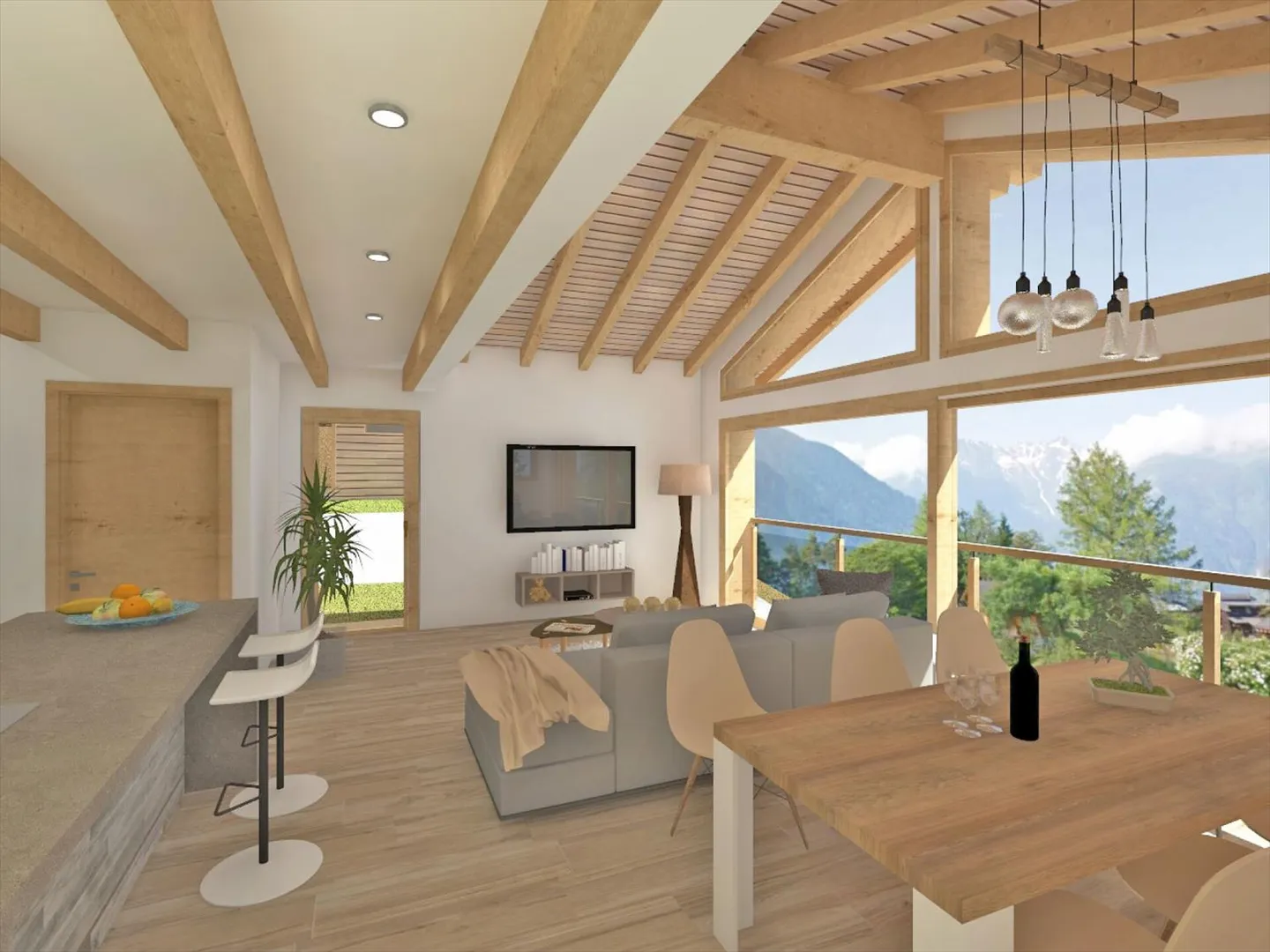 Chalet A a Chemin-Dessus - Foto 2 di 3