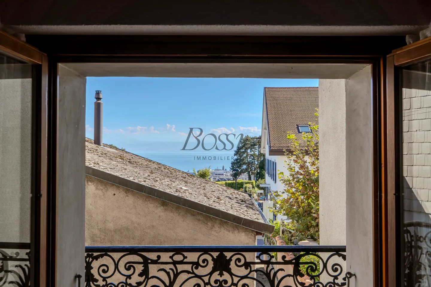 Maison de village, vue lac & Alpes, 2 apps, revenu immédiat - Foto 11 von 13