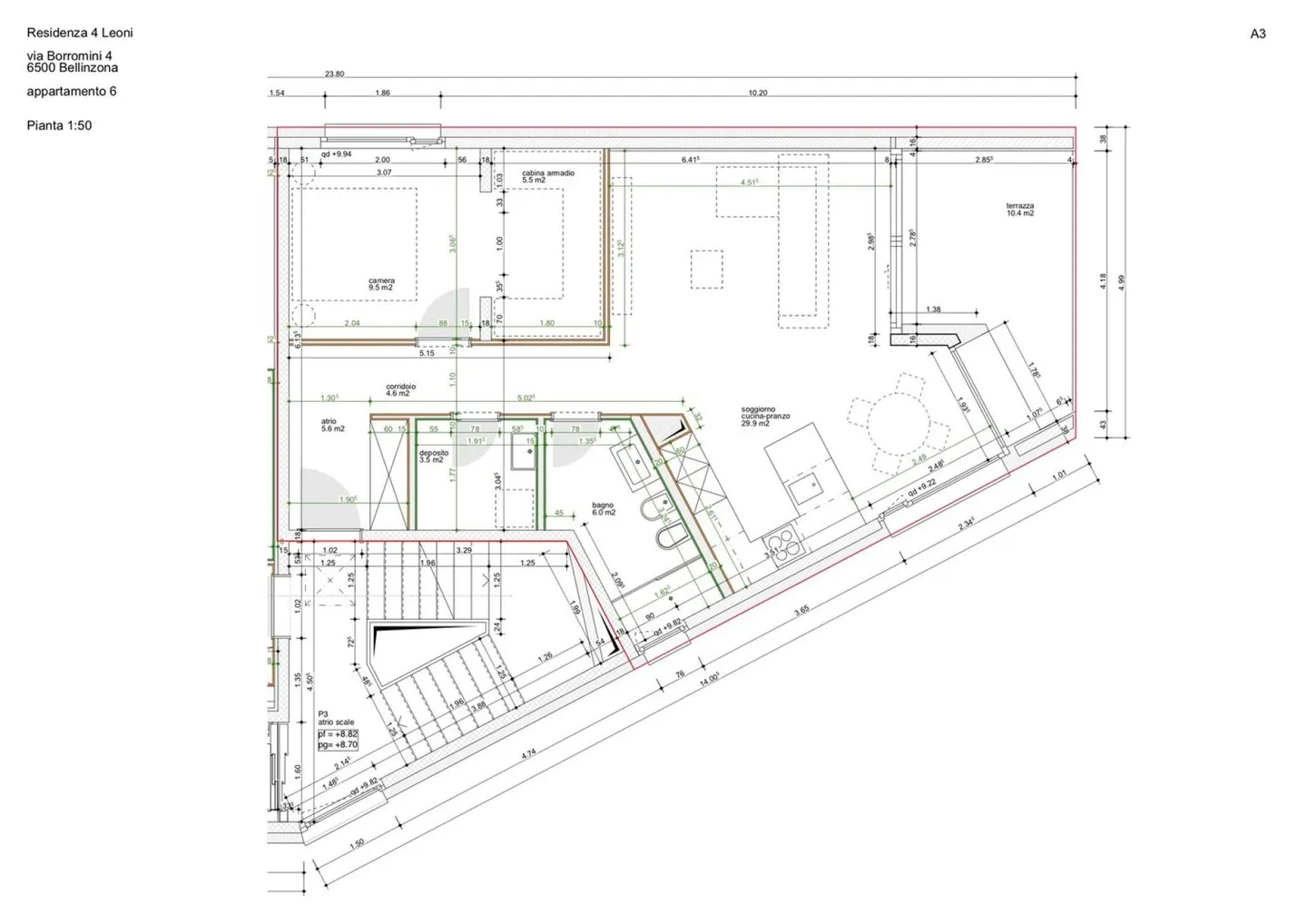 Appartamento Bellinzona 2.5 locali - Foto 7 di 7